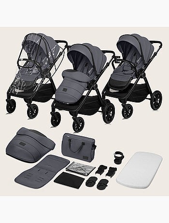 LIONELO Layla 2-in-1 Travel System - Fino a 22 kg - Il sistema da viaggio include passeggino, navice