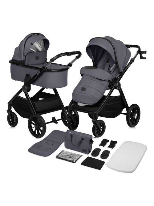 LIONELO Layla 2-in-1 Travel System - Fino a 22 kg - Il sistema da viaggio include passeggino, navice - Kiabi