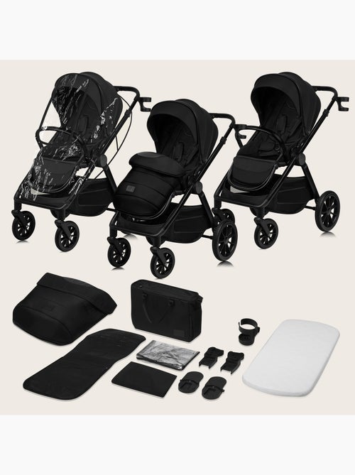 LIONELO Layla 2-in-1 Travel System - Fino a 22 kg - Il sistema da viaggio include passeggino, navice - Kiabi