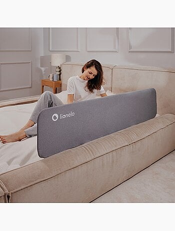 LIONELO Lora Sponda per letto - Pieghevole - Protezione anticaduta - Borsa inclusa