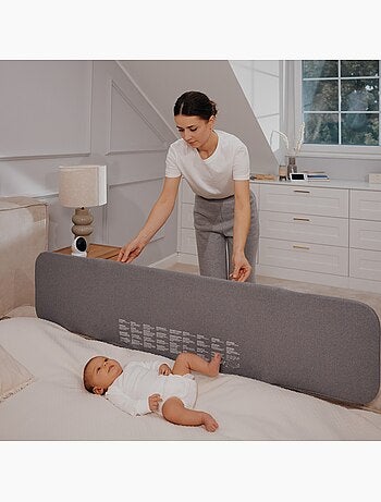 LIONELO Lora Sponda per letto - Pieghevole - Protezione anticaduta - Borsa inclusa