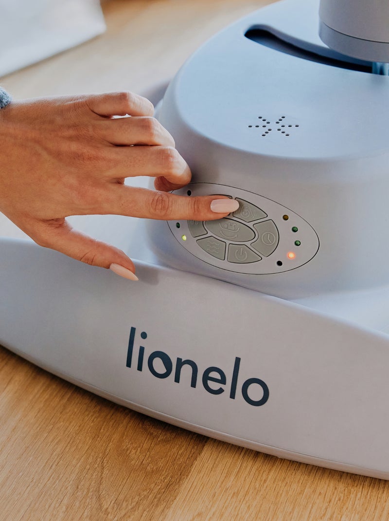 LIONELO Mell - Altalena per bambini a 360° - 12 melodie - 6 modalità - Telecomando - Bluetooth Grigio - Kiabi