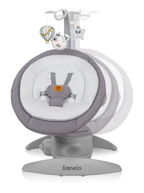 LIONELO Mell - Altalena per bambini a 360° - 12 melodie - 6 modalità - Telecomando - Bluetooth - Kiabi