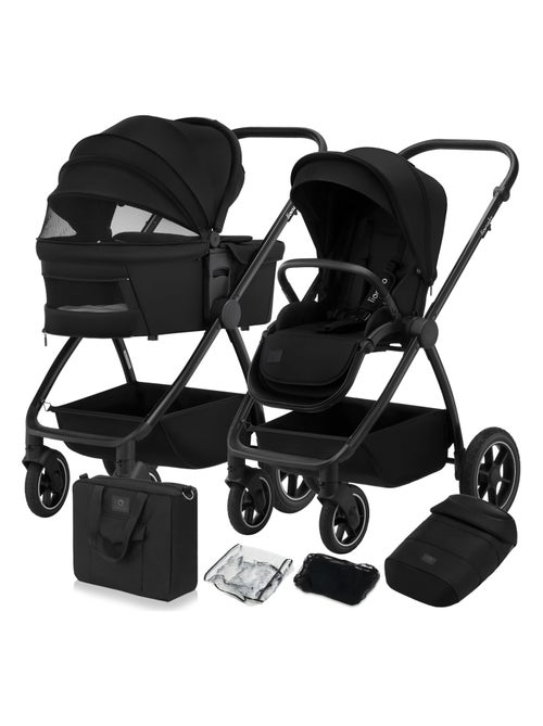 LIONELO Meril 2-in-1 Travel System - Fino a 22 kg - Include passeggino, navicella, borsa e accessori - Kiabi