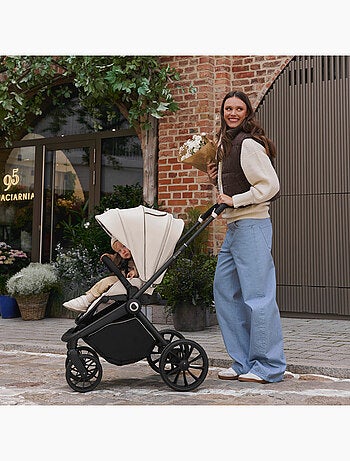 LIONELO Mika Plus 2-in-1 Travel System - Passeggino, navicella, borsa e accessori
