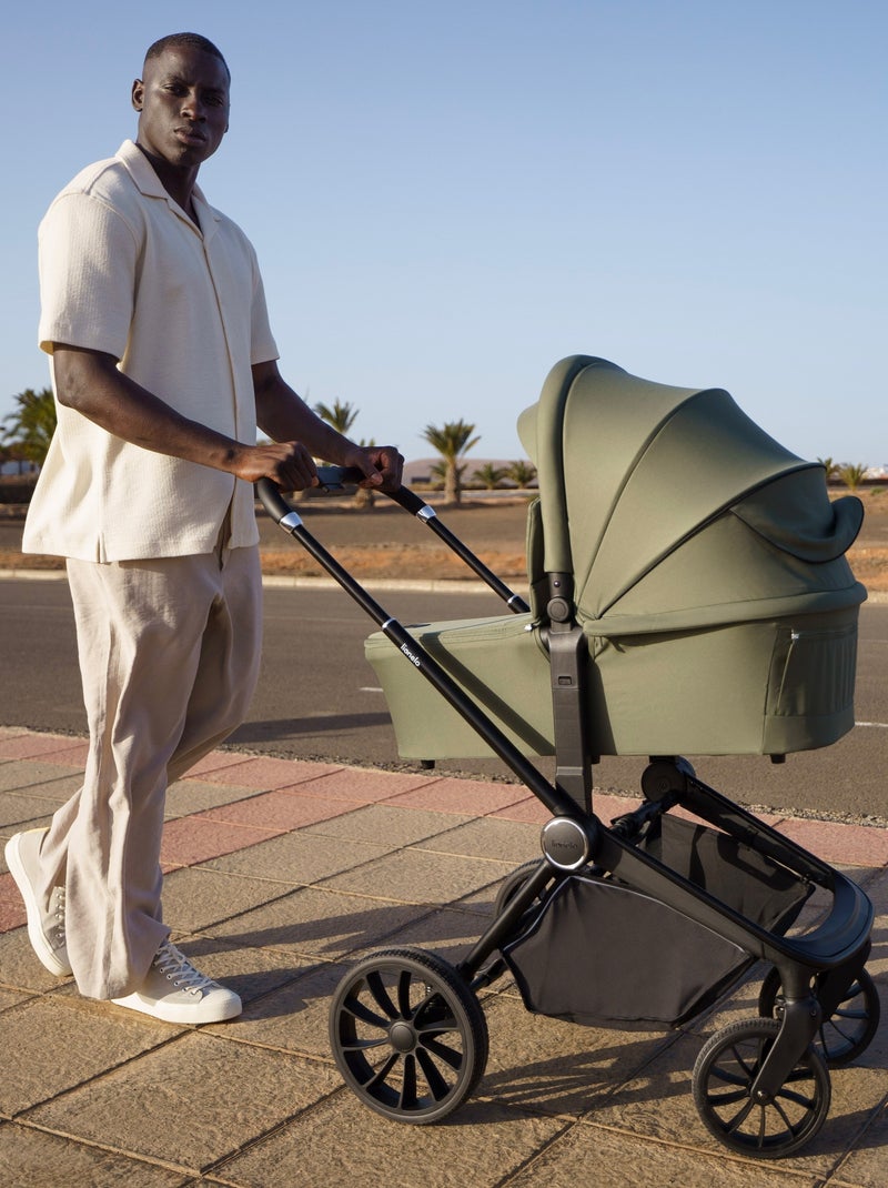LIONELO Mika Plus 2-in-1 Travel System - Passeggino, navicella, borsa e accessori Marrone - Kiabi