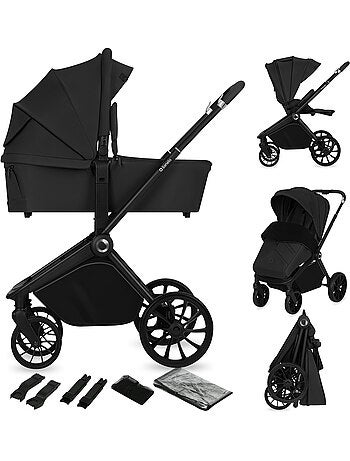LIONELO Mika Plus 2-in-1 Travel System - Passeggino, navicella, borsa e accessori