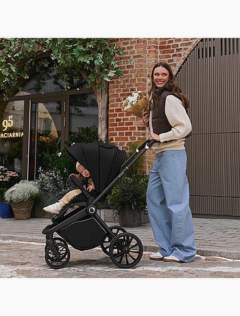 LIONELO Mika Plus 2-in-1 Travel System - Passeggino, navicella, borsa e accessori