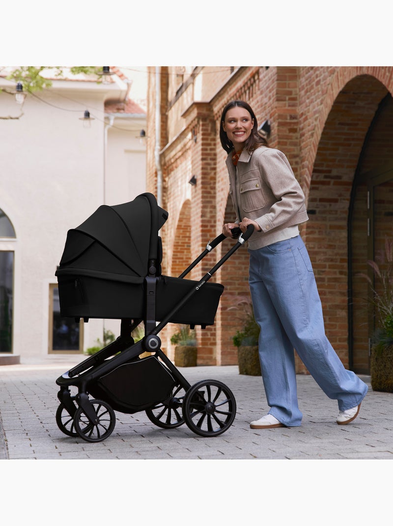 LIONELO Mika Plus 2-in-1 Travel System - Passeggino, navicella, borsa e accessori Nero - Kiabi