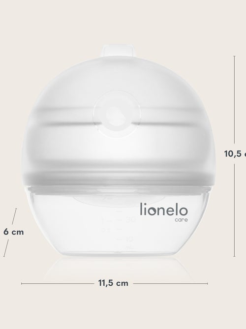 LIONELO Milky 2 in 1 Raccoglitore e Tiralatte - 60 ml - Discreto - Mani libere - Senza BPA - Kiabi