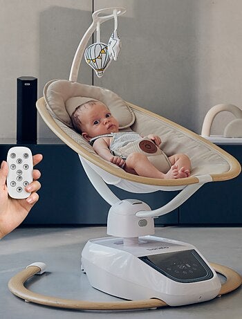 LIONELO Olivia Altalena/Sdraietta Elettrica - 5 Movimenti - 180° - Telecomando - Melodie