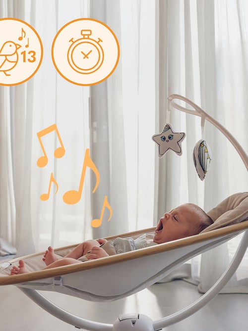 LIONELO Olivia Altalena/Sdraietta Elettrica - 5 Movimenti - 180° - Telecomando - Melodie - Kiabi