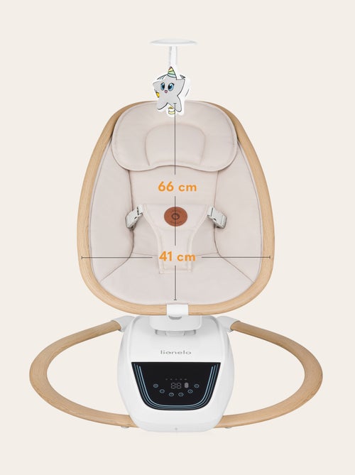 LIONELO Olivia Altalena/Sdraietta Elettrica - 5 Movimenti - 180° - Telecomando - Melodie - Kiabi