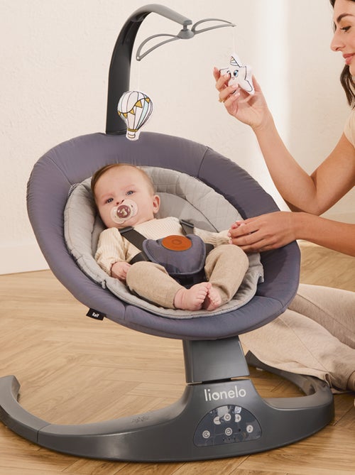 LIONELO Ralf - Sdraietta e altalena elettrica per bambini - Telecomando - 5 velocità di oscillazione - Kiabi