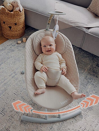 LIONELO Rio Sdraietta e altalena elettrica per bambini - Telecomando - 3 velocità di oscillazione