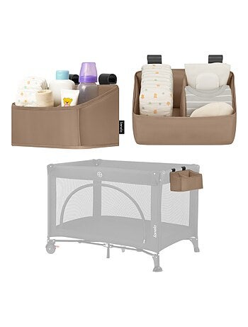 LIONELO Sidepocket Organizer da appendere per culla - Contenitore per pannolini - Cestino