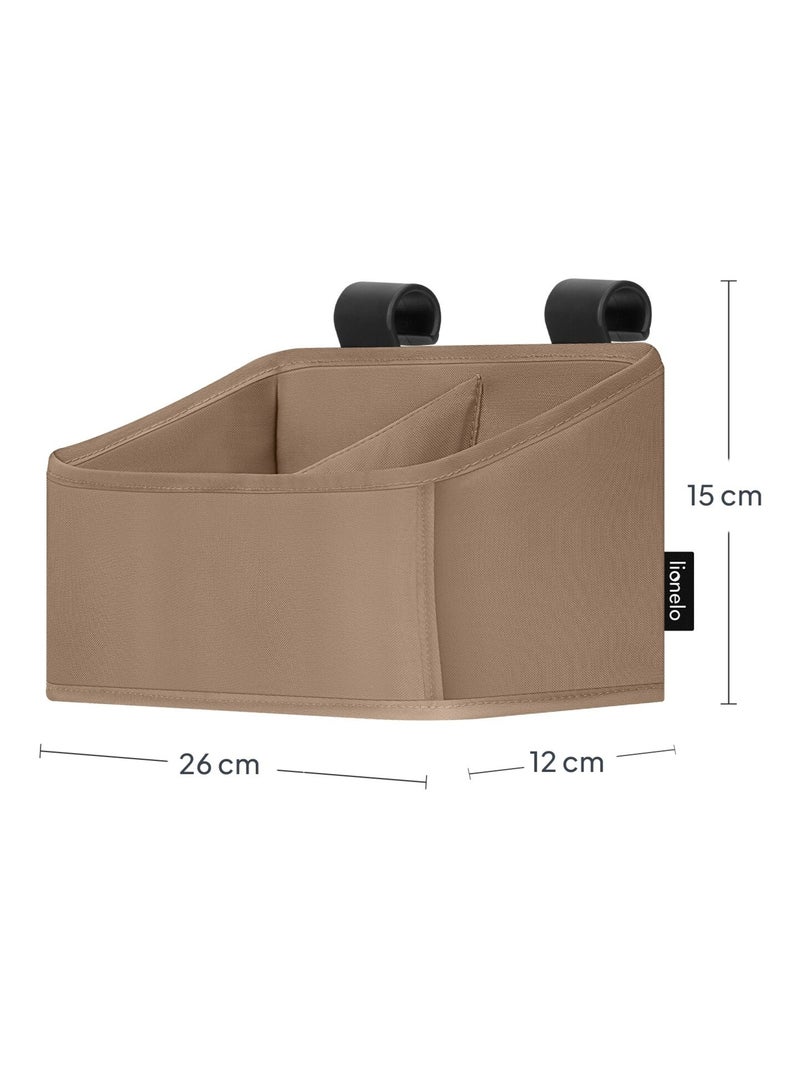 LIONELO Sidepocket Organizer da appendere per culla - Contenitore per pannolini - Cestino Beige - Kiabi