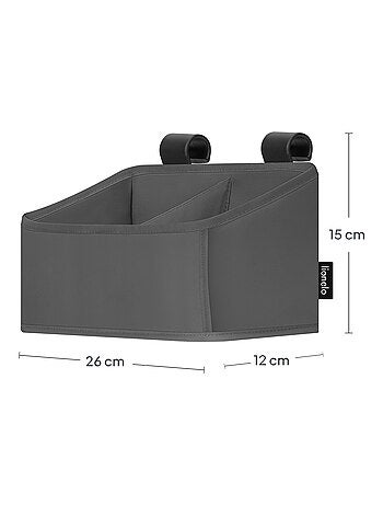 LIONELO Sidepocket Organizer da appendere per culla - Contenitore per pannolini - Cestino