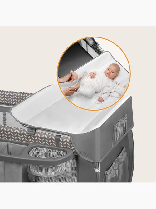 LIONELO Sven Plus 3 in 1 Lettino da viaggio - Box per bambini - 0-36 mesi - Fasciatoio - Zanzariera - Kiabi