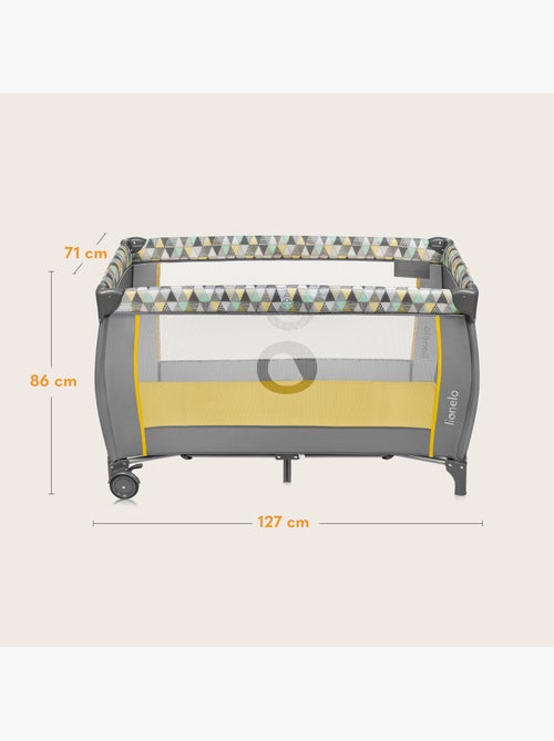 LIONELO Sven Plus 3 in 1 Lettino da viaggio - Box per bambini - 0-36 mesi - Fasciatoio - Zanzariera - Kiabi