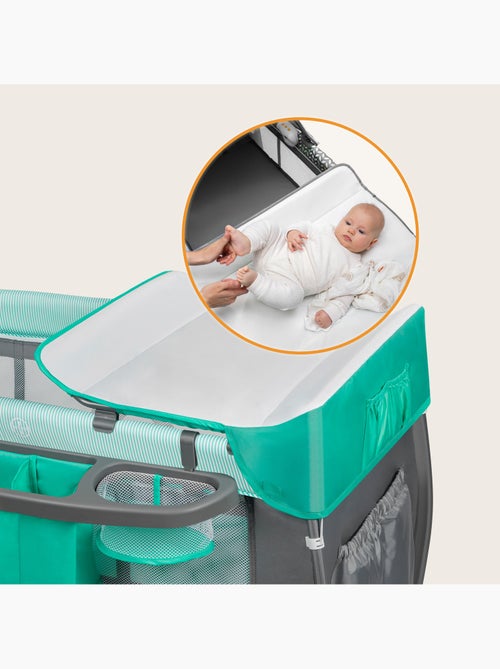 LIONELO Sven Plus 3 in 1 Lettino da viaggio - Box per bambini - 0-36 mesi - Fasciatoio - Zanzariera - Kiabi