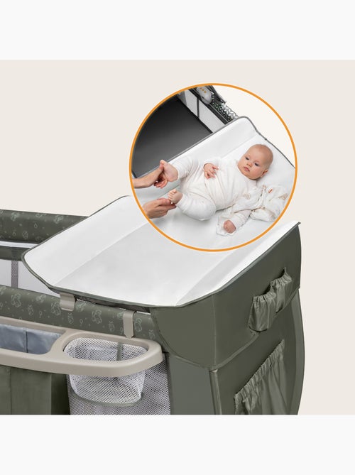 LIONELO Sven Plus 3 in 1 Lettino da viaggio - Box per bambini - 0-36 mesi - Fasciatoio - Zanzariera - Kiabi