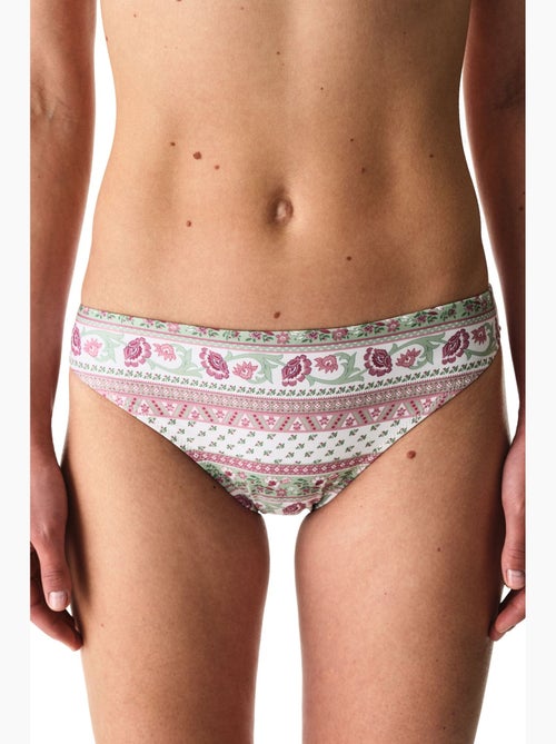 Liriane slip bikini a vita media floreale penti - Kiabi