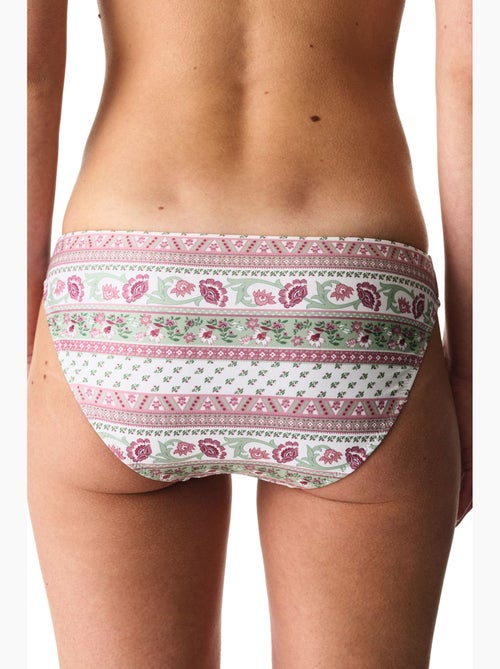Liriane slip bikini a vita media floreale penti - Kiabi