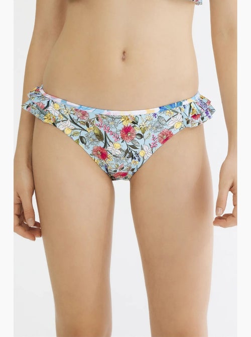 Lisa slip bikini con volant laterale penti - Kiabi