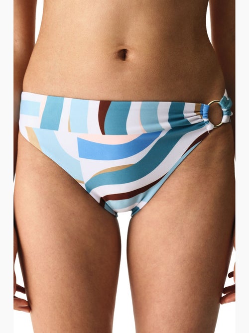 Lisandra slip bikini a vita media con laterali penti - Kiabi