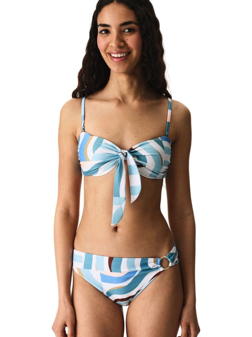 Lisandra slip bikini a vita media con laterali penti - Kiabi