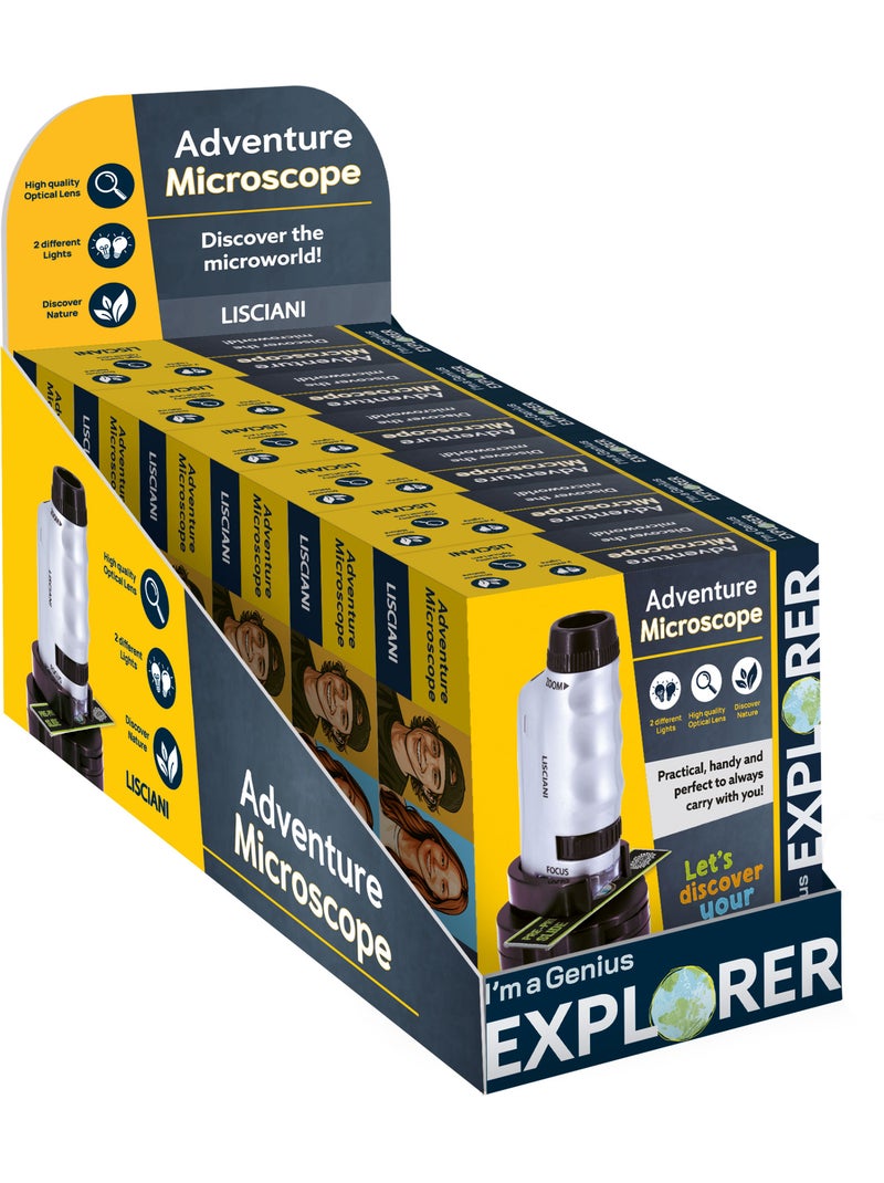 Lisciani micro microscopio per bambini portatile, piccolo e leggero 2 in 1 Bianco - Kiabi