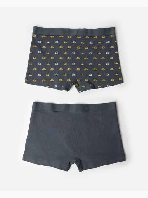 LOIS Boxer Briefs da uomo gialli a forma di auto (scatola da 2 unità) - Kiabi LOIS Boxer Briefs da uomo gialli a forma di auto (scatola da 2 unità) - Kiabi
