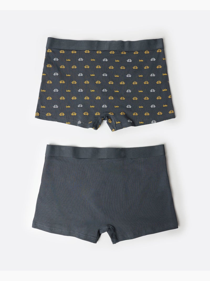 LOIS Boxer Briefs da uomo gialli a forma di auto (scatola da 2 unità) Multicolore - Kiabi