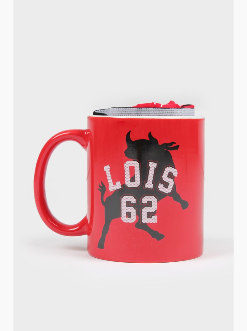 LOIS Boxer Briefs/Regalo Tazza per Uomo Rosso - Kiabi