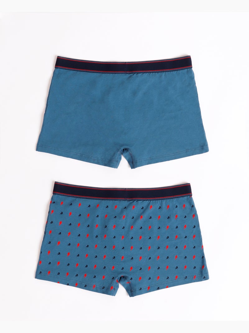 LOIS Boxer da motociclista da uomo (confezione da 2) Multicolore - Kiabi