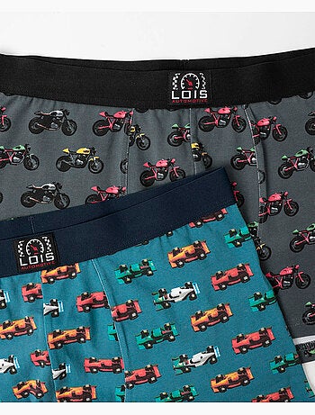 LOIS Boxer da uomo Scrambler (confezione da 2)