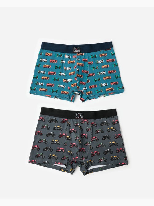 LOIS Boxer da uomo Scrambler (confezione da 2) - Kiabi LOIS Boxer da uomo Scrambler (confezione da 2) - Kiabi