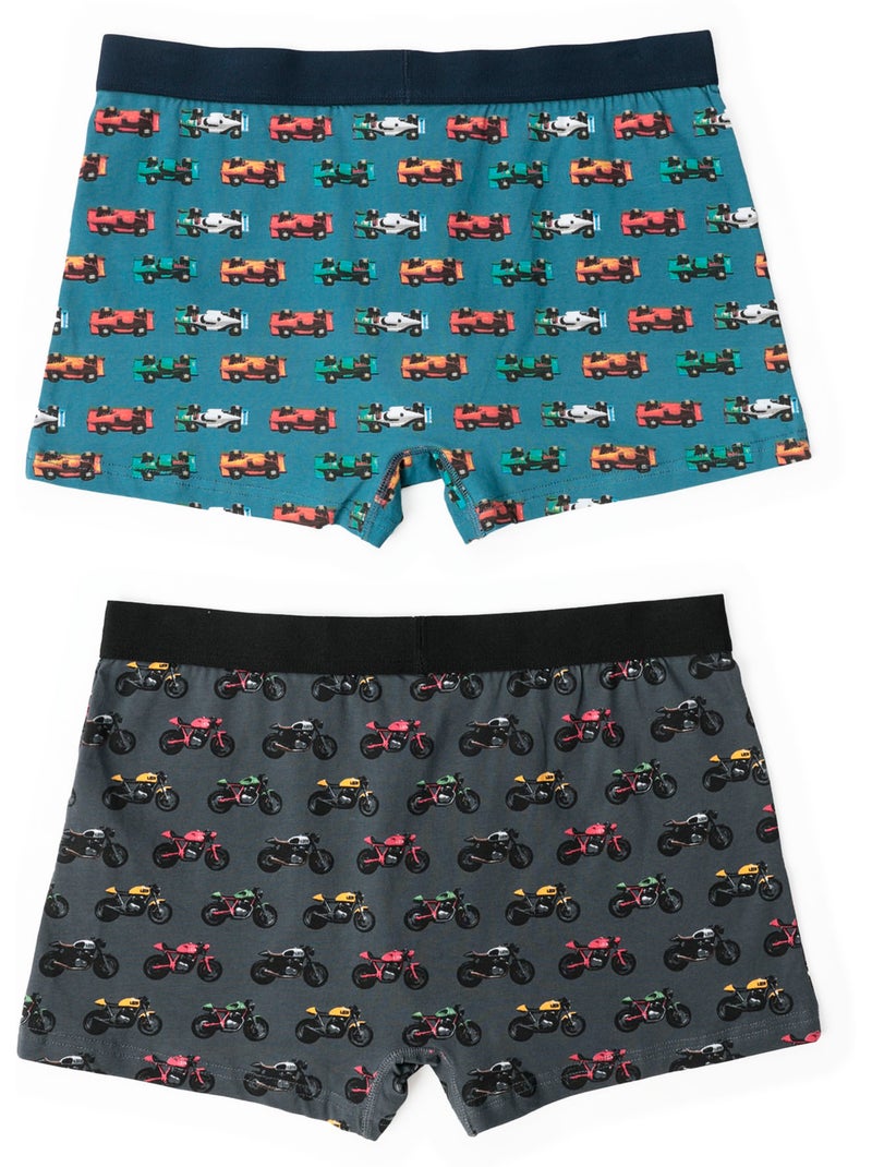 LOIS Boxer da uomo Scrambler (confezione da 2) Multicolore - Kiabi