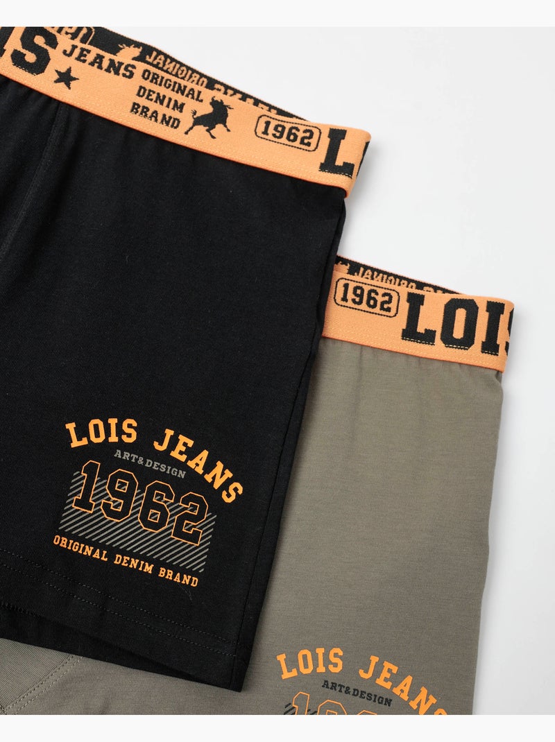 LOIS Boxer da uomo Star (scatola da 2 unità) Multicolore - Kiabi