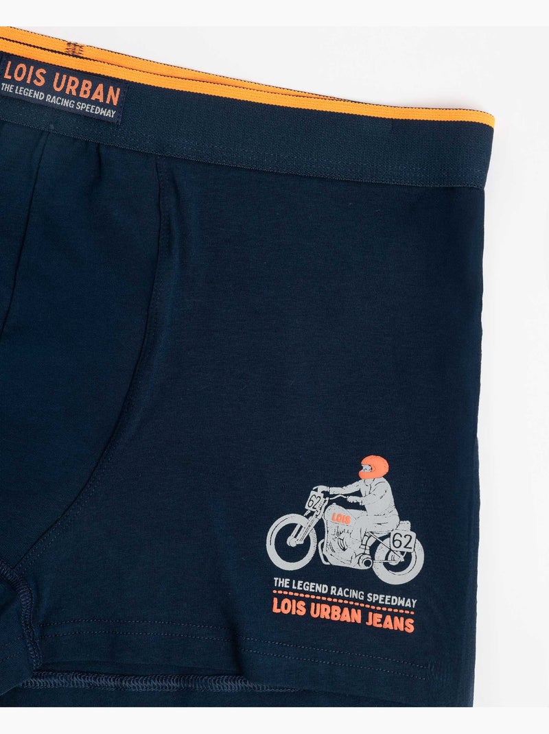 LOIS Boxer da uomo Urban Motor (scatola da 2 unità) Multicolore - Kiabi