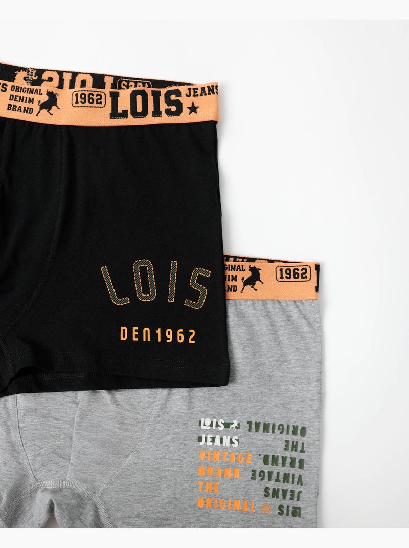 LOIS Den1962 Boxer da uomo (scatola da 2 unità) Multicolore - Kiabi