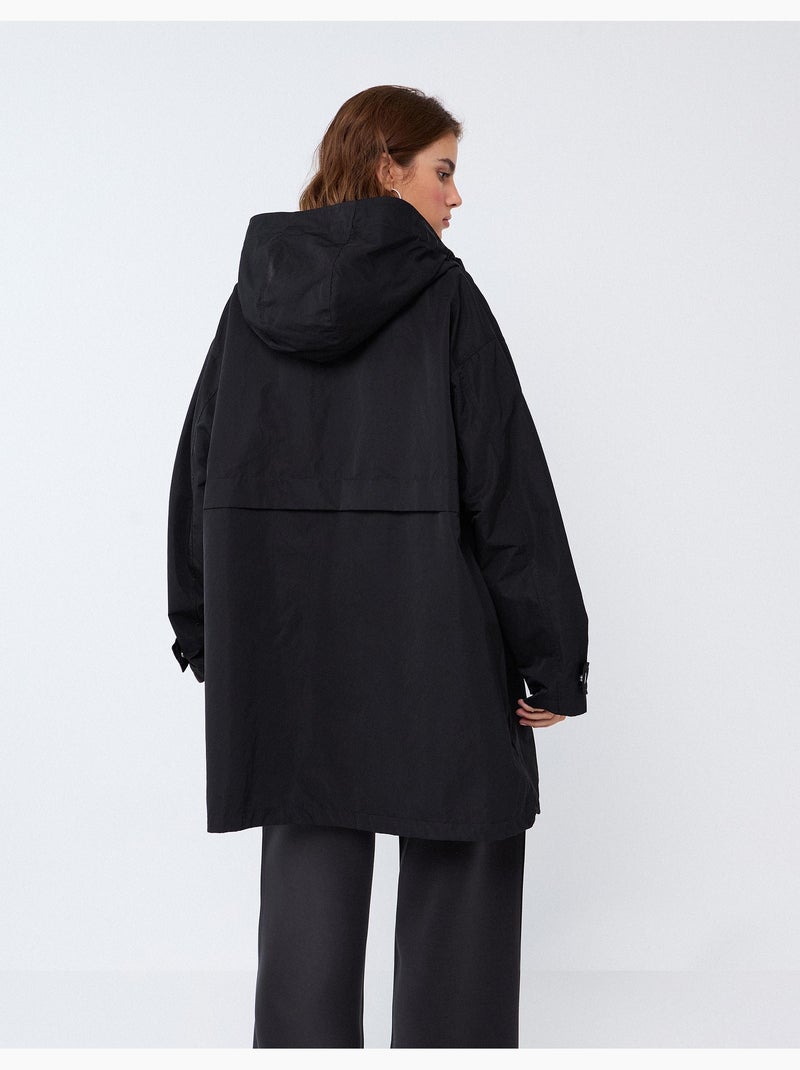 Long parka, mo fashion Nero - Kiabi