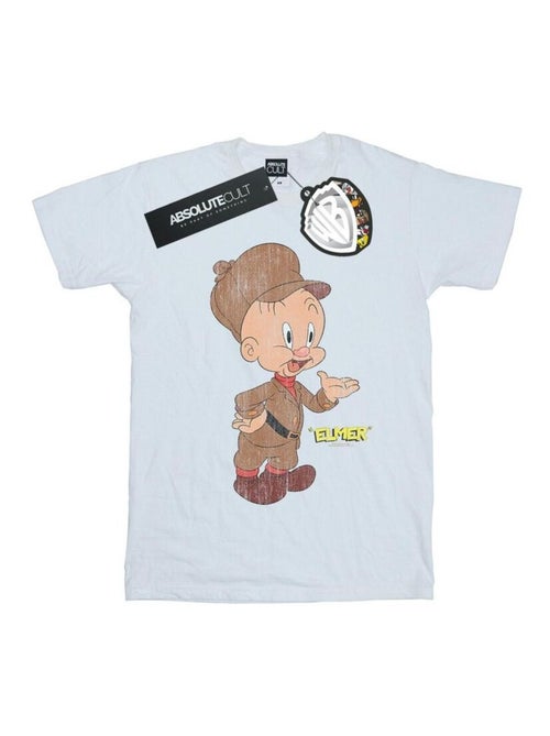 Looney Tunes Maglietta Elmer Fudd  Effetto invecchiato Uomo - Kiabi