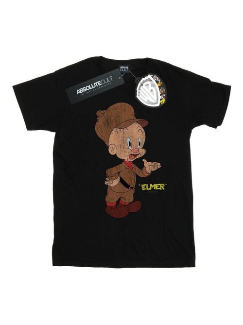 Looney Tunes Maglietta Elmer Fudd  Effetto invecchiato Uomo - Kiabi
