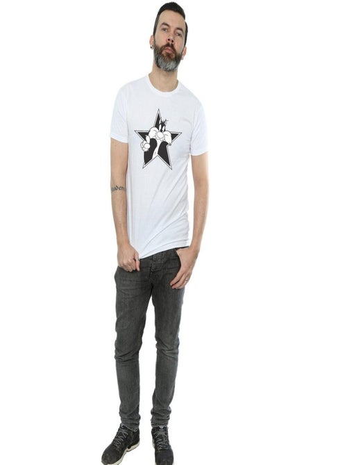 Looney Tunes Maglietta Sylvester Stella Unica Uomo - Kiabi Looney Tunes Maglietta Sylvester Stella Unica Uomo - Kiabi