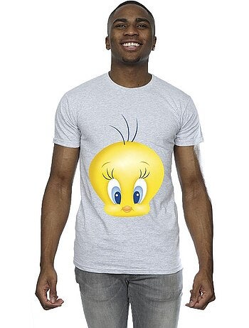 Looney Tunes Maglietta Titti Viso Uomo