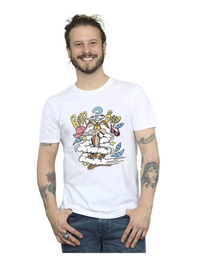 Looney Tunes Maglietta Willy il Coyote Daze Uomo Bianco - Kiabi