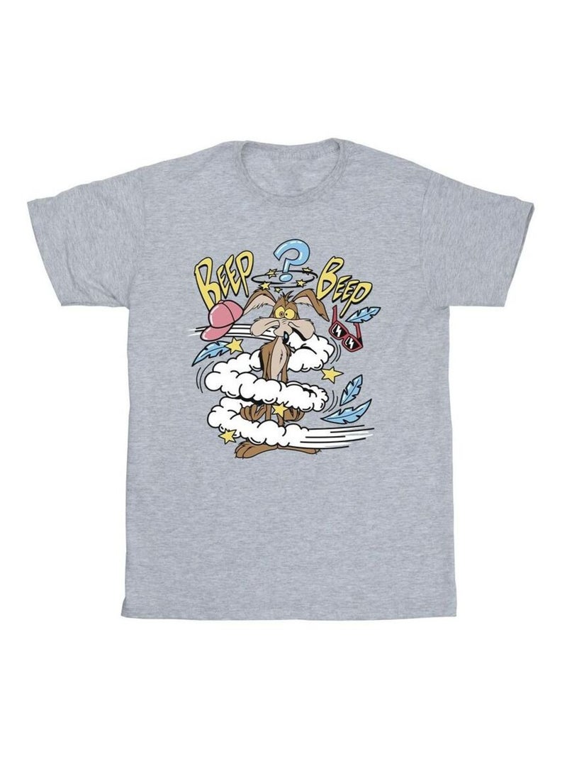 Looney Tunes Maglietta Willy il Coyote Daze Uomo Grigio melangiato - Kiabi