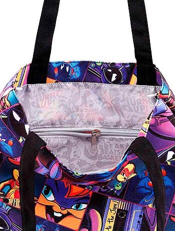 Looney Tunes Space Jam 2: A New Legacy Jam Borsa Tote per la Spesa Shopping Bag, Multicolore